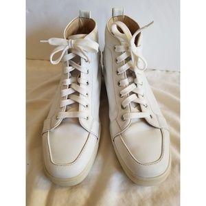 Christian Louboutin Size 44 White High Top